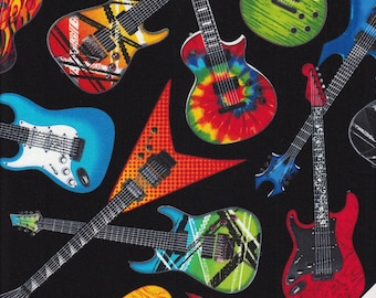 Electric GUITARS Fabric No. 171237