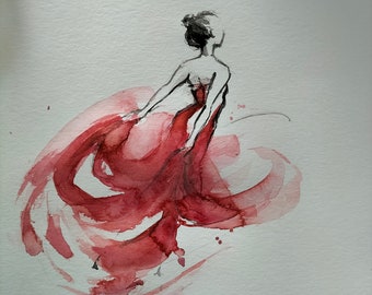 Original picture "Dancer" (30 x 40 cm)