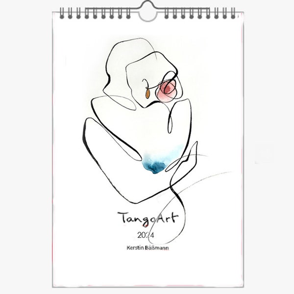 Tangokalender 2024 12x Tangobild Weihnachtsgeschenk