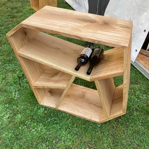 Wine rack Shelf Solid oak magazine rack