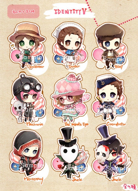 Identity V: Acrylic Keychain Acrylic Stand - Etsy