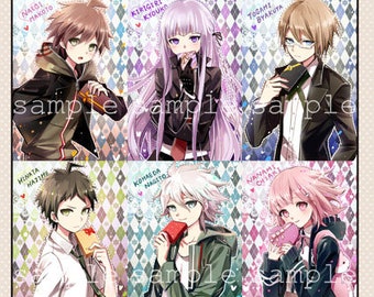 Jeu de cartes postales Danganronpa 1-2