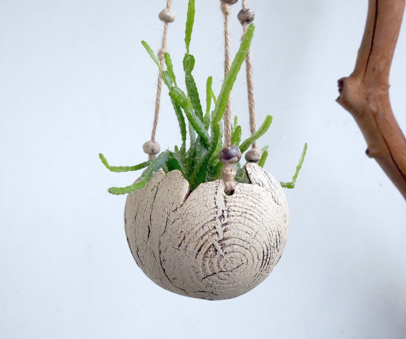 blumenampel aus keramik