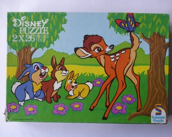 Puzzle "Bambi" vintage années 80