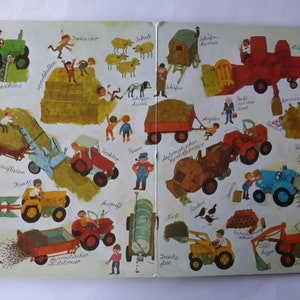 Livre pour enfants vintage Avec nous au village Livre dimages des années 90 1990 image 6