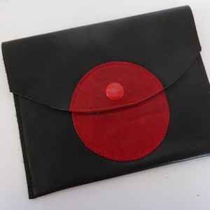 Schmucktasche echt Leder "Japan" Geldbörse Tampontasche Necessaire