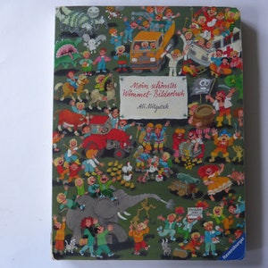 Vintage-Kinderbuch Mein schönstes Wimmel-Bilderbuch Wimmelbuch Bilderbuch von Ali Mitgutsch Bild 1