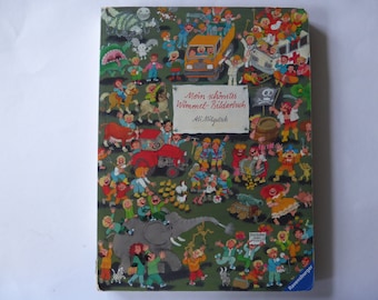 Vintage children's book "My most beautiful hidden object picture book" Hidden object picture book by Ali Mitgutsch