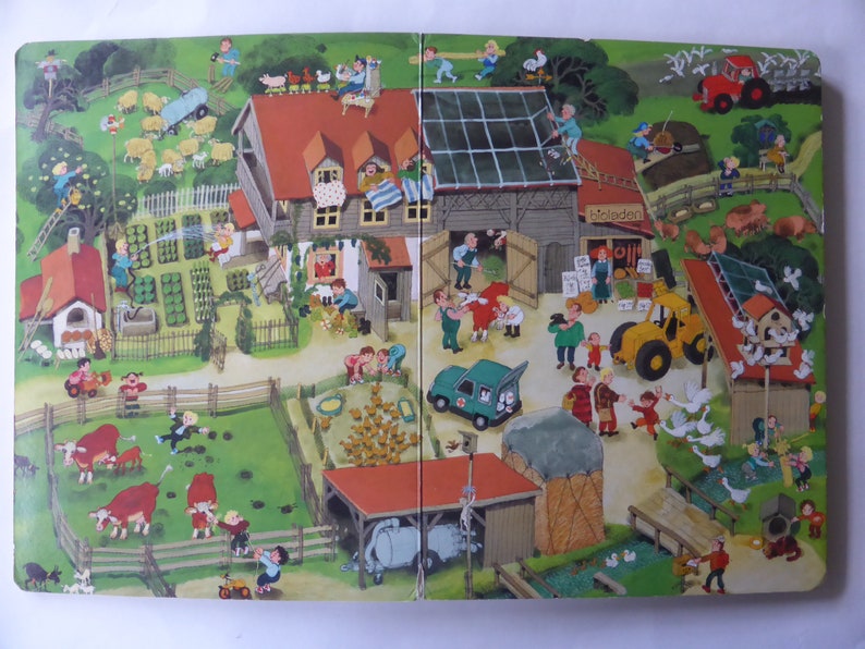 Vintage-Kinderbuch Mein schönstes Wimmel-Bilderbuch Wimmelbuch Bilderbuch von Ali Mitgutsch Bild 4