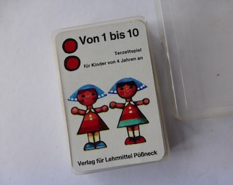 DDR-Spiel Terzettspiel Vintage-Kartenspiel 1980er-Jahre