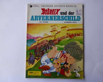 ASTERIX "and the Arvernershield" vintage comic vintage 70s 1970s 1972