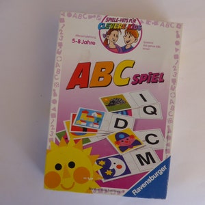 ABC-Spiel Vintage 1990er-Jahre Puzzle Bilder Legespiel 1994