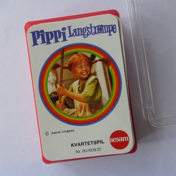 Pippi Langstrumpf Quartett Vintage 70er
