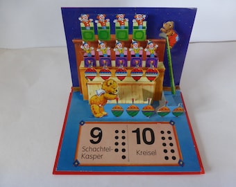 Pop-up book "number book" vintage child 90s 1990s