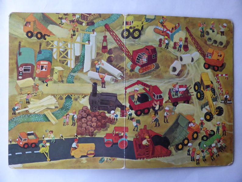 Livre pour enfants vintage Avec nous au village Livre dimages des années 90 1990 image 7