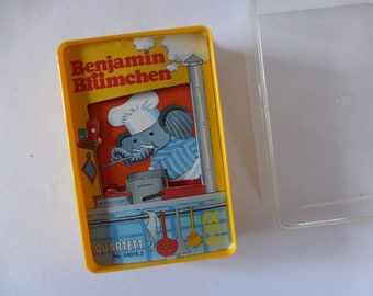 BENJAMIN BLÜMCHEN Quartet Vintage 1980s card game