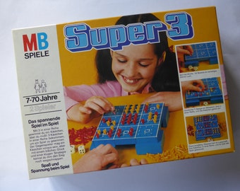 SUPER 3 Vintage-Spiel 1970er-Jahre 1978 Strategiespiel Brettspiel