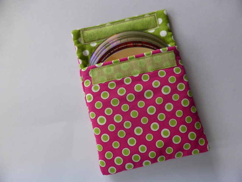 CD bag Dotties vintage jewelry bag image 1