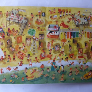 Vintage-Kinderbuch Mein schönstes Wimmel-Bilderbuch Wimmelbuch Bilderbuch von Ali Mitgutsch Bild 7