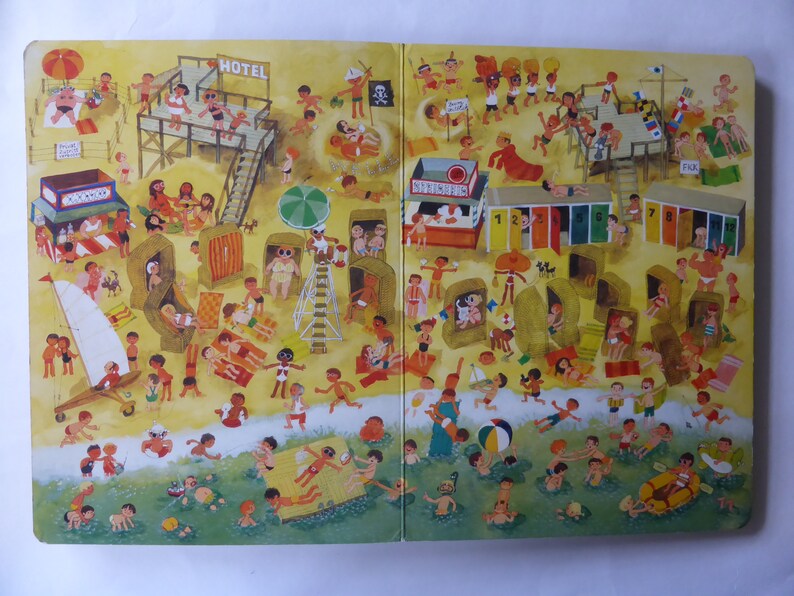Vintage-Kinderbuch Mein schönstes Wimmel-Bilderbuch Wimmelbuch Bilderbuch von Ali Mitgutsch Bild 7