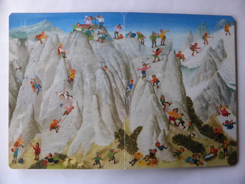 Vintage-Kinderbuch Mein schönstes Wimmel-Bilderbuch Wimmelbuch Bilderbuch von Ali Mitgutsch Bild 10