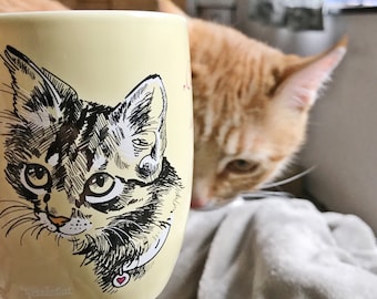 GentleCat© Animal Protection Mugs · Cat light yellow