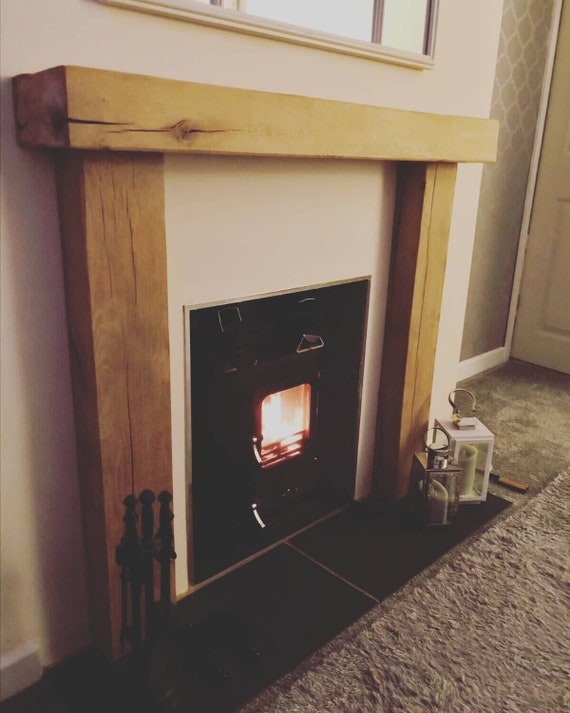 Rustic Solid Oak Fire Surround - Etsy