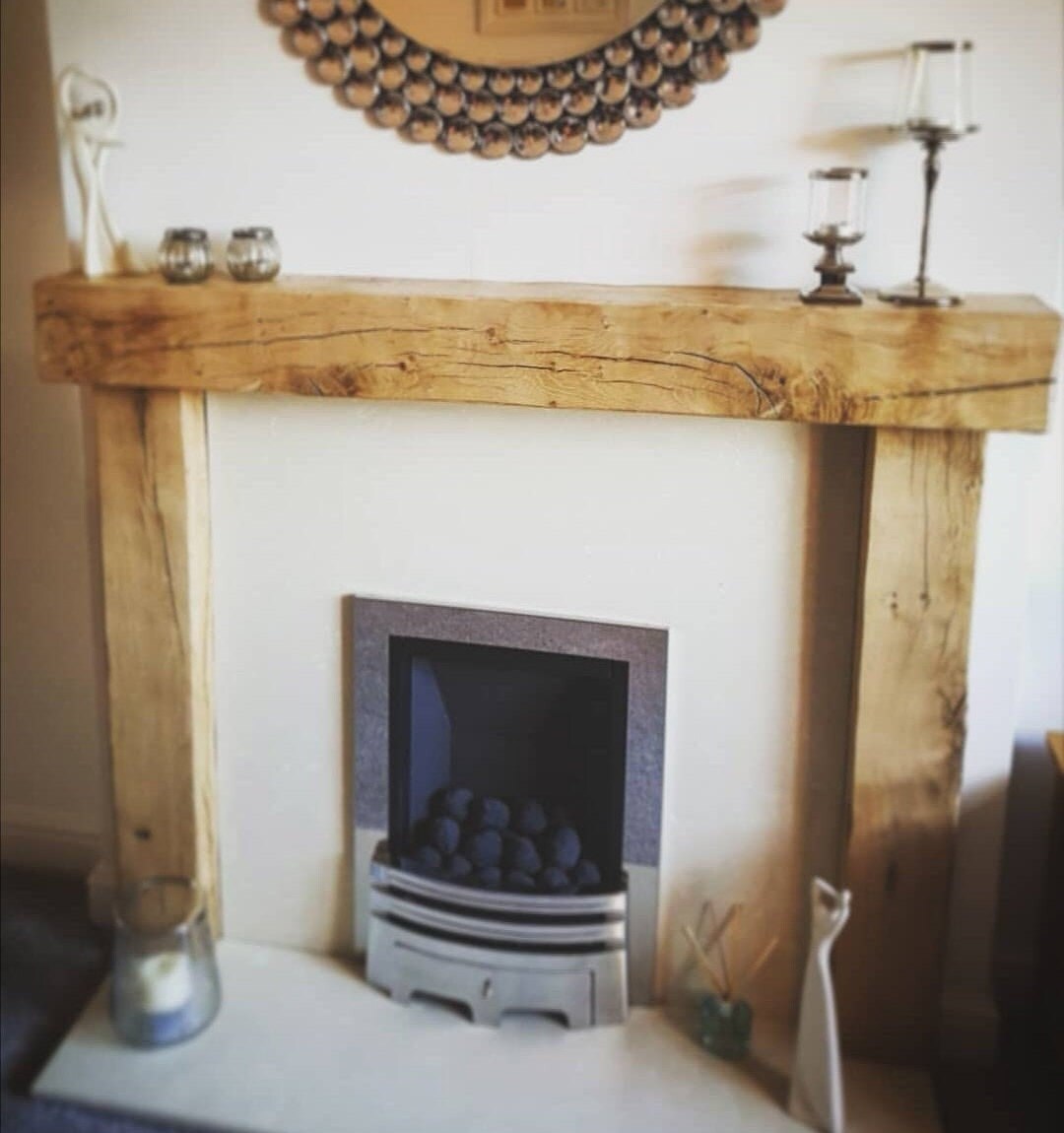 Traditional Solid Oak Beam Fire Surround With Fitting Kit. - Etsy