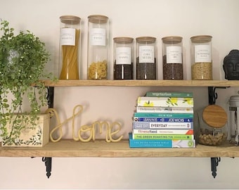 Solid rustic oak shelves **Free delivery**