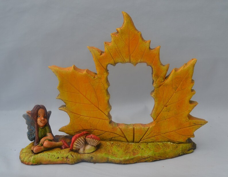 Porta Photos Sheet Ceramics Fairy-Mushroom