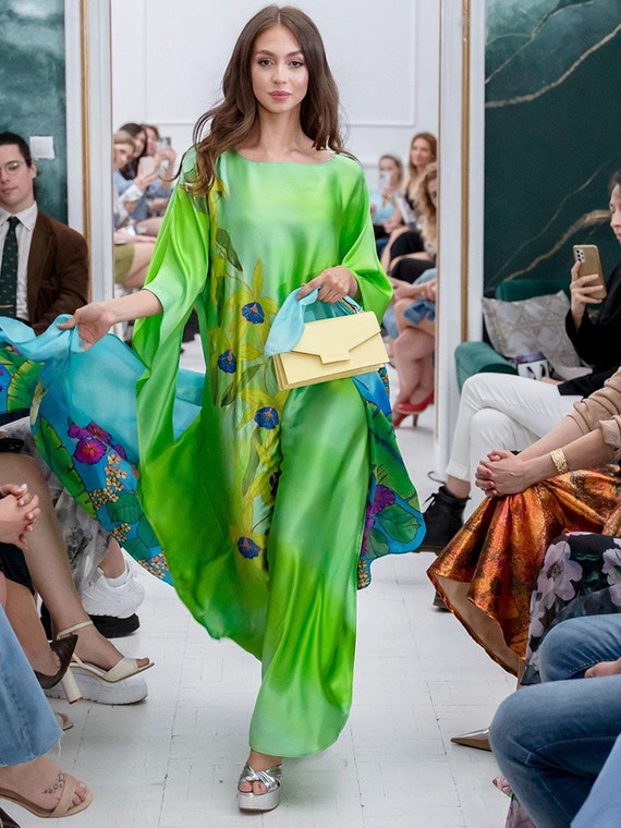 green orchid dress Brynn Orchid Knit Maxi Dress / Pastel Green | MESHKI main image 0