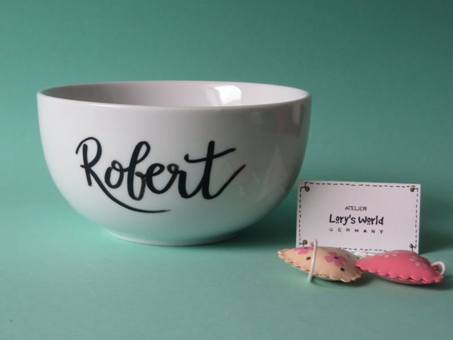 GRAZDesign Müslischale Personalisiert Mit Namen - Keramik Schüssel Für Kinder Geschenk