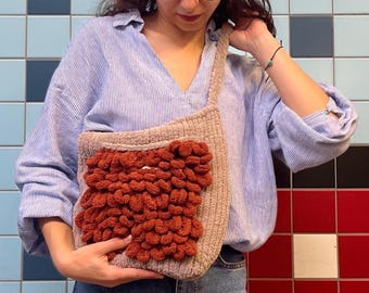 Personalisierte Tasche zum Umhängen: Umhängetasche aus Wolle für Babys