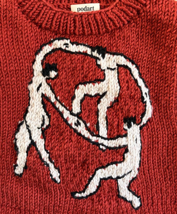 La Danse Vest Knitting Pattern: Intarsia Knit Vest (PDF) - Etsy