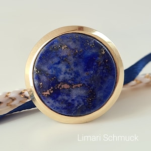 Limari Jewelry Lapis Lazuli Ring Size 51 / 52 Gold 585 Lapis Ring Gold Ring VINTAGE