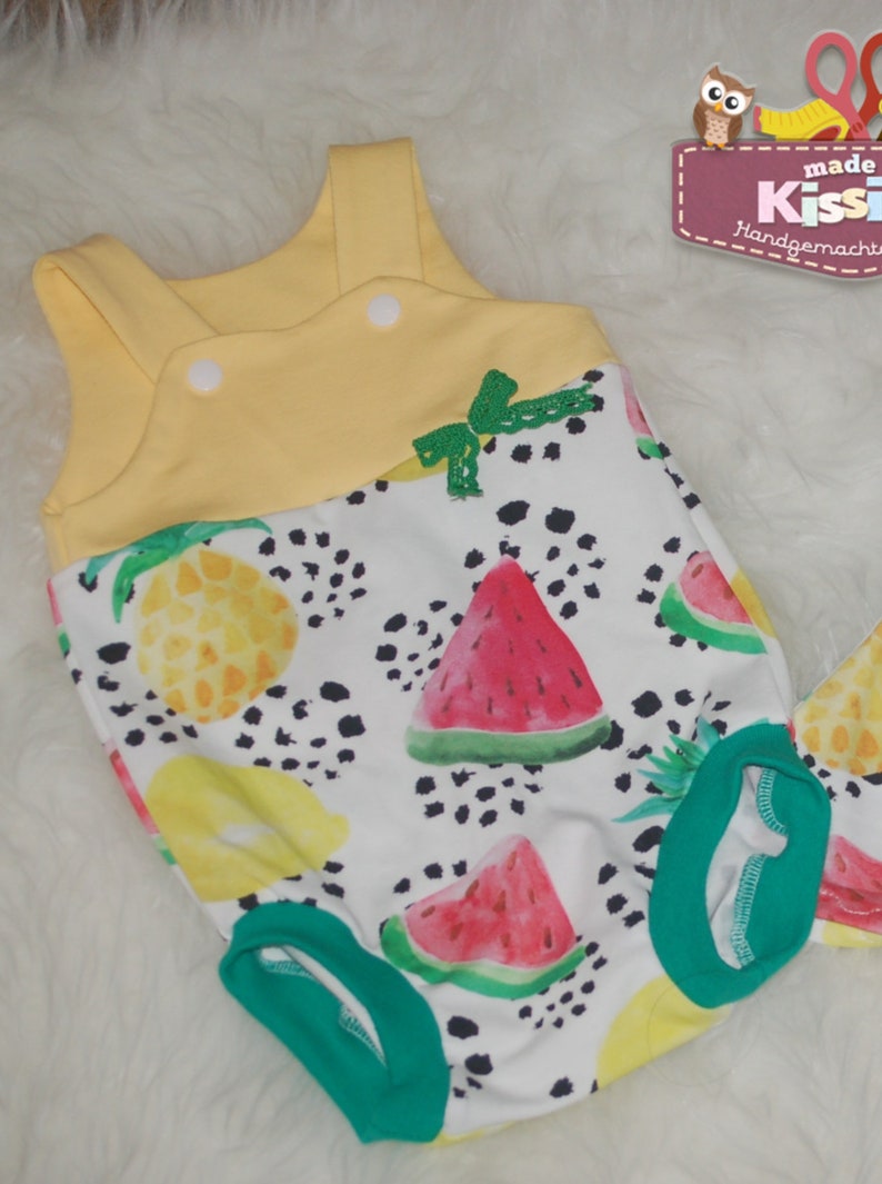 68 Jersey Summer strampler Fruit Gr