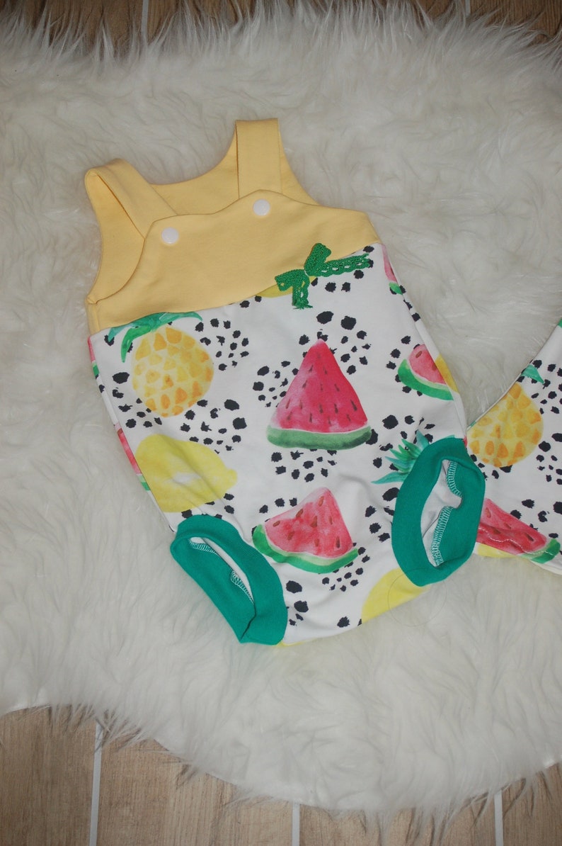 68 Jersey Summer strampler Fruit Gr