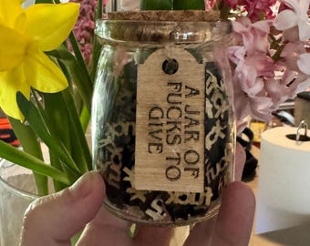 Un tarro de "me importa un carajo" para regalar - Divertido regalo para adultos