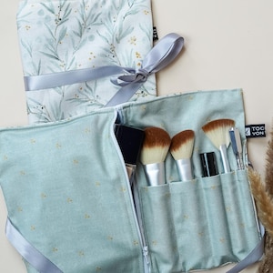 Personalisierte Schminktasche, Schminktäschen mit Spruch, Make up Tasche mit Namen, Kosmetiktasche mit Name, Geschenk für Sie Beste Freundin
