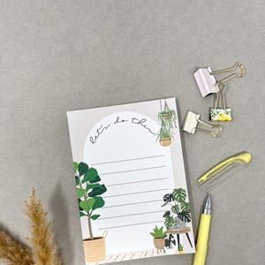 Lista delle cose da fare| Blocco note| Planner per studio, lavoro, home office, scuola | A6| Carta riciclata| Sostenibile| Agenda giornaliera| Planner giornaliero settimanale