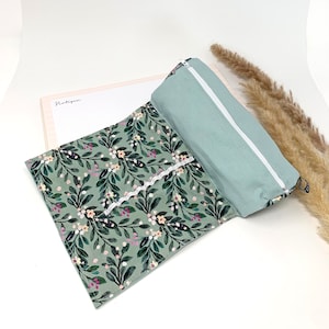 Personalized turquoise pencil case for school, pencil case for about 100 pencils, pencil case for girls, student gift, Adam