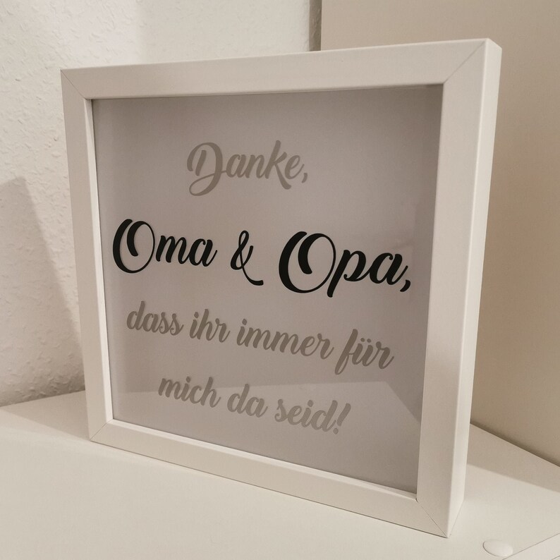 Geschenk Für Oma & Opa Aus Holz - „Danke, DA Produktbild-Vorschau 9