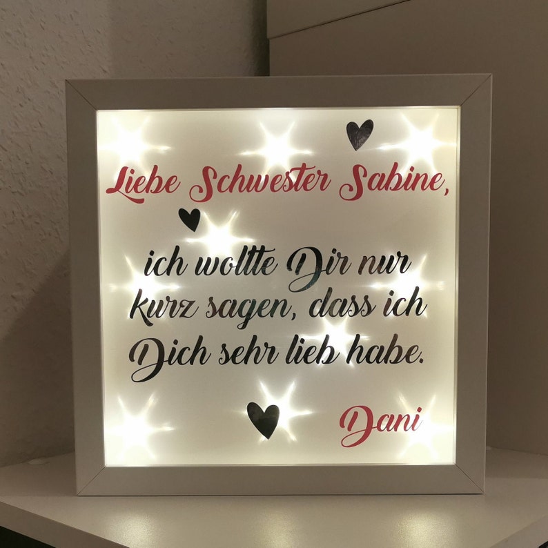 Ich wollte Dir nur kurz sagen dass ich Dich Liebe. Etsy