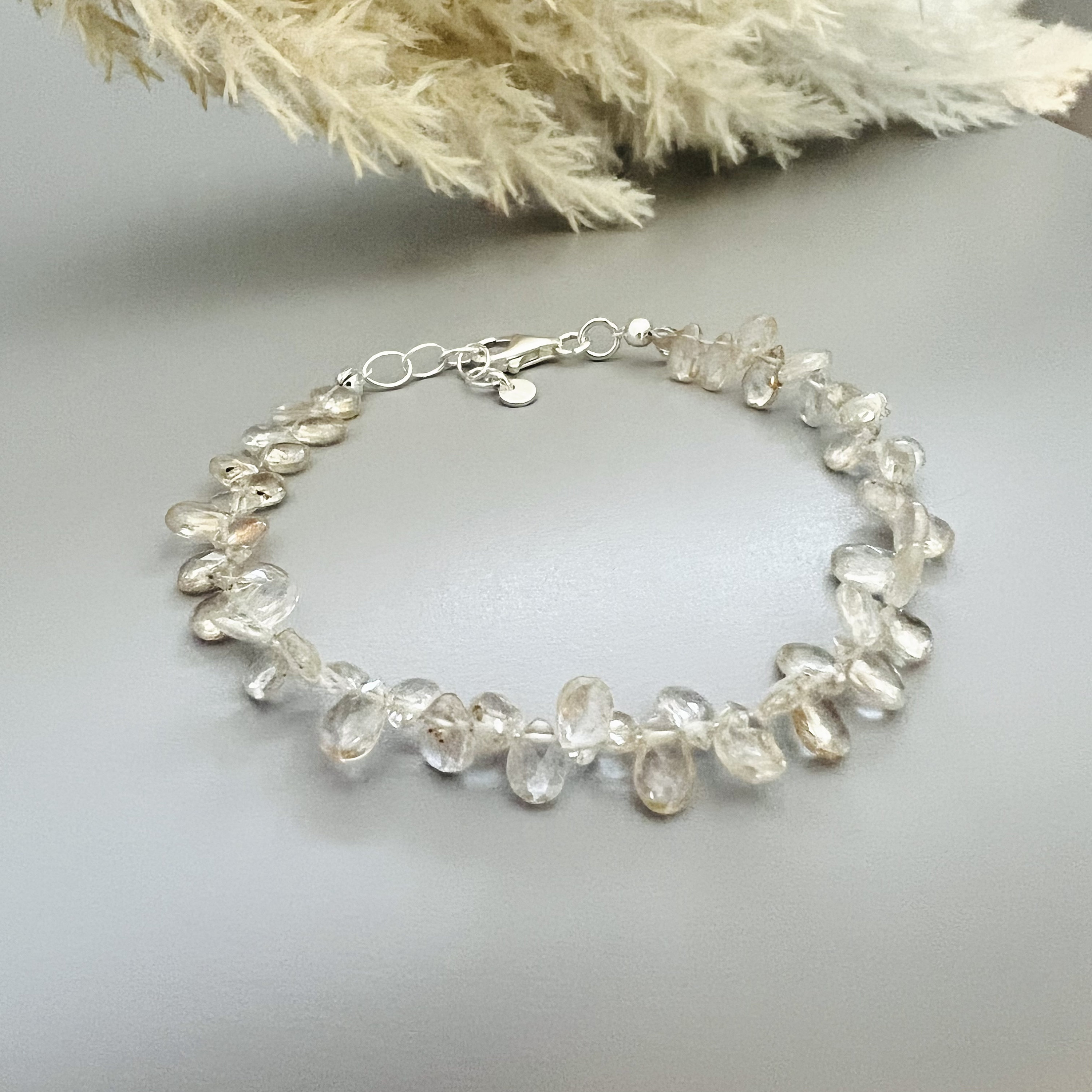Zircon bracelet 925 sterling silver