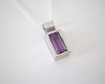 Amethyst Anhänger 925 Silber