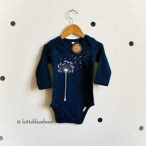 organic baby body blueberry flower