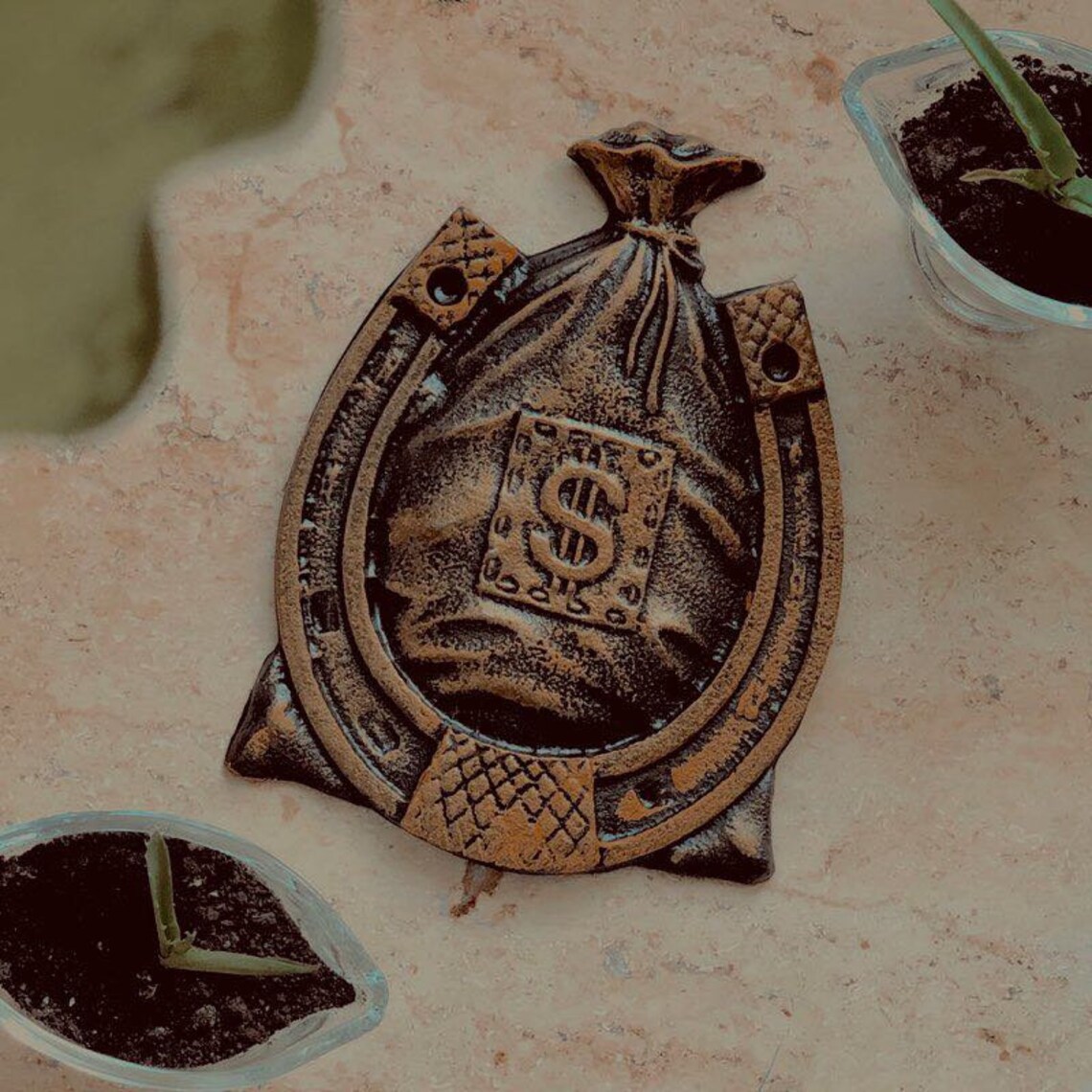 Eisen Hufeisen Symbol Des Reichtums Geschenk F r Die Gr ndung Etsy
