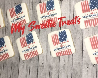 Veterans Day (SHIPS QUICKLY)/Veterans Day Cookies/veterans day gift/Cookies /thank you/gifts for him/ gifts for her / cookies/sugar cookies