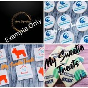 Custom Business Logo Cookies - Custom Sugar Cookies - Etsy