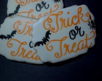 Halloween Trick or Treat cookies